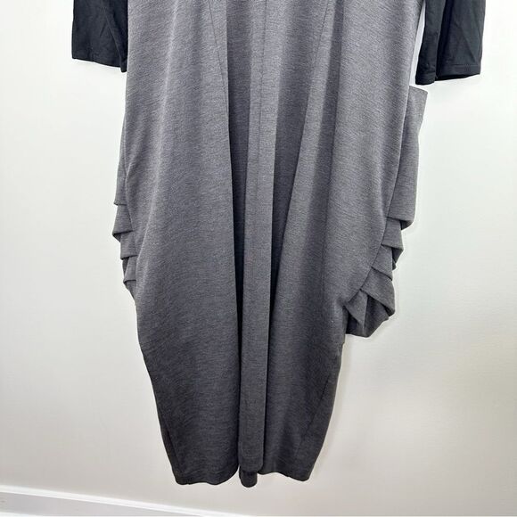 Avivit Yizhar‎ Longsleeve Gray/Black Dress with  Button Gathered Pockets Detail - Picture 8 of 11